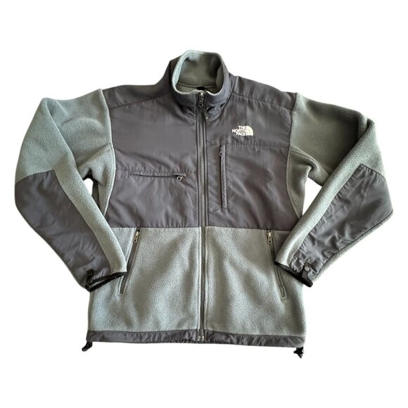 The North Face Men's Small Polartec Denali Fleece Jacket Gray Full Zip Outdoor - Picture 2 of 10
